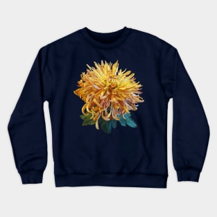 Chrysanthemums - Quill Mum Judith Baker Crewneck Sweatshirt